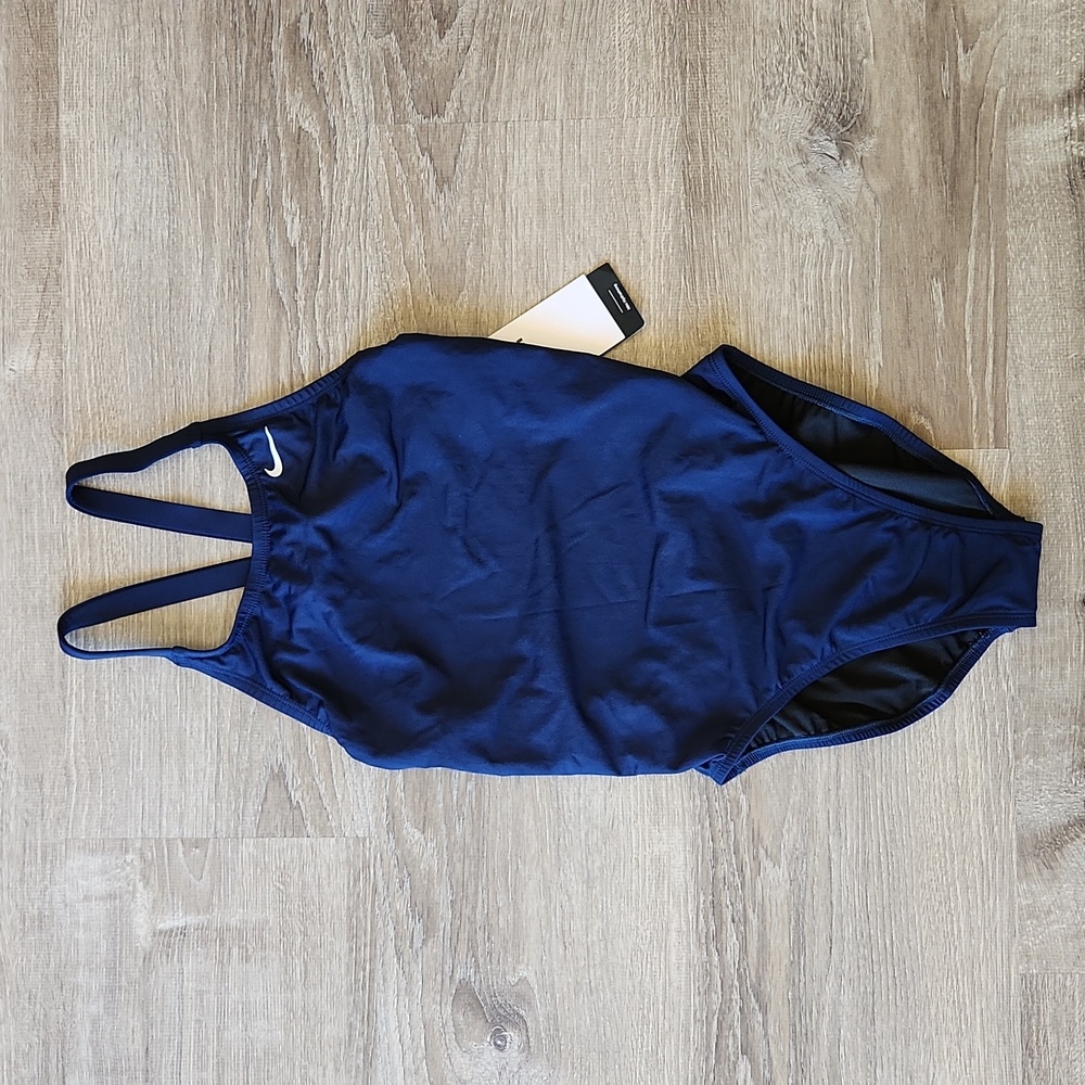 Nike Hydra Strong Solid Poly Fast Back One Piece Swimsuit NWT Size 34